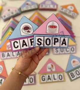 Amostra do material 7- Casinha das Palavras