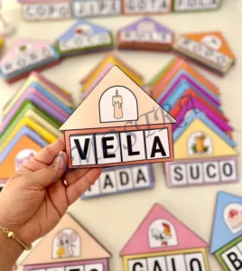 Amostra do material 7- Casinha das Palavras