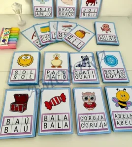 Amostra do material 8- Pareando Letras