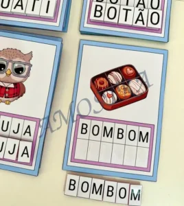 Amostra do material 8- Pareando Letras
