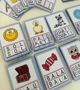 Amostra do material 8- Pareando Letras