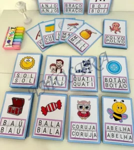 Amostra do material 8- Pareando Letras