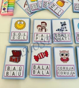 Amostra do material 8- Pareando Letras