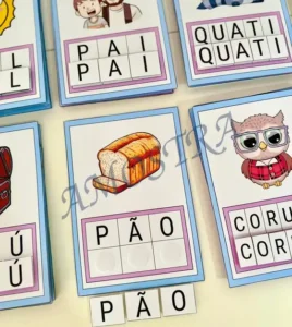 Amostra do material 8- Pareando Letras
