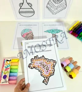 Amostra do material 8- Pintura Cotonete Consciência Negra