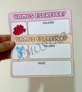 Amostra do material 8- Vamos Escrever