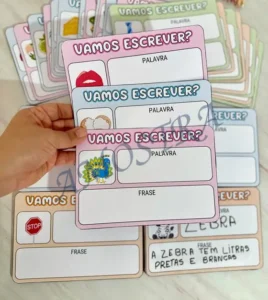 Amostra do material 8- Vamos Escrever