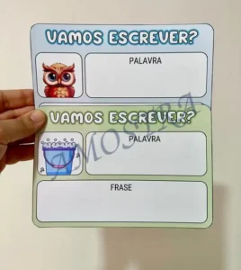 Amostra do material 8- Vamos Escrever