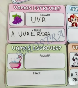 Amostra do material 8- Vamos Escrever