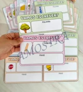 Amostra do material 8- Vamos Escrever