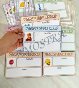Amostra do material 8- Vamos Escrever