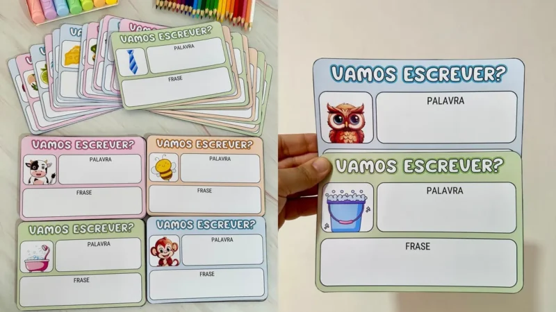 8 vamos escrever capa