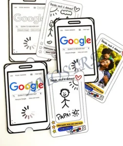 Amostra do material 9- Cartão Dia dos Pais Google