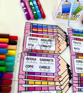 Amostra do material 9- Lápis da Leitura- Sílabas Simples