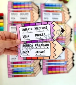 Amostra do material 9- Lápis da Leitura- Sílabas Simples