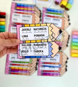 Amostra do material 9- Lápis da Leitura- Sílabas Simples