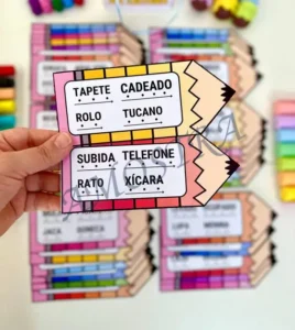Amostra do material 9- Lápis da Leitura- Sílabas Simples