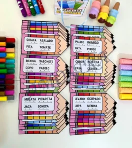 Amostra do material 9- Lápis da Leitura- Sílabas Simples
