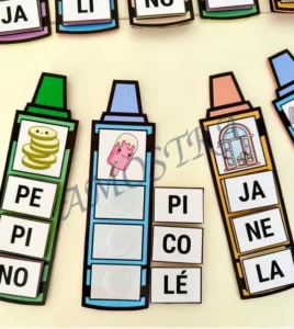 Amostra do material 9- Palavras em Sílabas