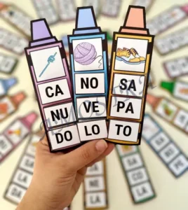 Amostra do material 9- Palavras em Sílabas