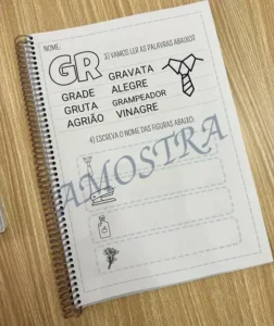 Amostra do material A01- Apostila Sílabas Complexas