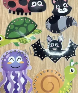Amostra do material A04- Alinhavos Animais