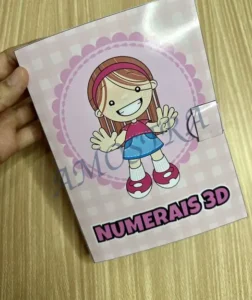 Amostra do material A06- Livro numerais 3D
