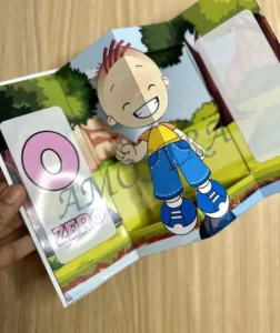 Amostra do material A06- Livro numerais 3D