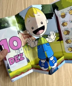 Amostra do material A06- Livro numerais 3D