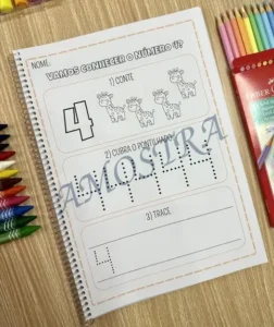 Amostra do material A07- Apostila Quero aprender os Numerais