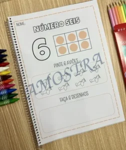 Amostra do material A07- Apostila Quero aprender os Numerais