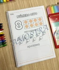 Amostra do material A07- Apostila Quero aprender os Numerais