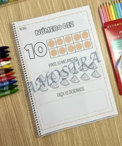 Amostra do material A07- Apostila Quero aprender os Numerais