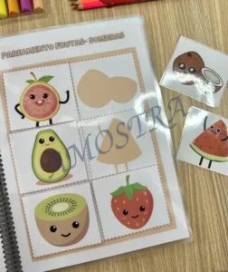 Amostra do material A08- Livro de Pareamento