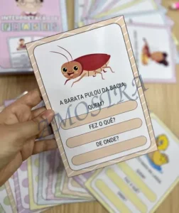 Amostra do material A10- Interpretação de frases