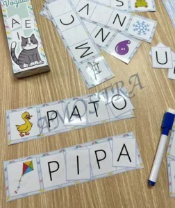 Amostra do material A11- Complete com as Vogais