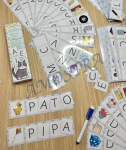 Amostra do material A11- Complete com as Vogais