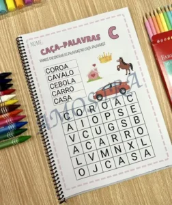 Amostra do material A12- Caça palavras