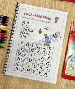 Amostra do material A12- Caça palavras