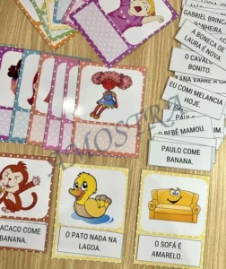 Amostra do material A13- Pareando Frases