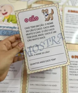 Amostra do material A16- Interpretação de textos