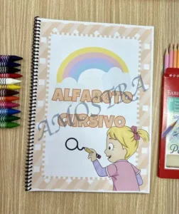 Amostra do material A19- Alfabeto Cursivo