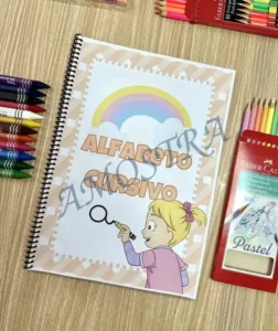 Amostra do material A19- Alfabeto Cursivo