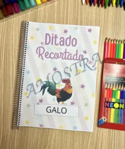 Amostra do material A22- Ditado Recortado