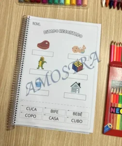 Amostra do material A22- Ditado Recortado