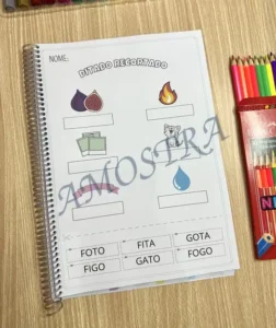 Amostra do material A22- Ditado Recortado
