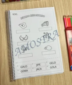 Amostra do material A22- Ditado Recortado