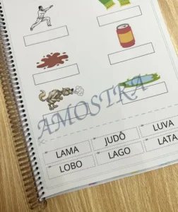 Amostra do material A22- Ditado Recortado