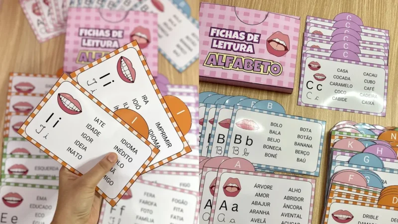 a23 fichas de leitura alfabeto capa