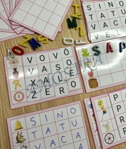 Amostra do material A30- Tabuleiro das Palavras